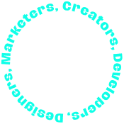 Rotating circle text